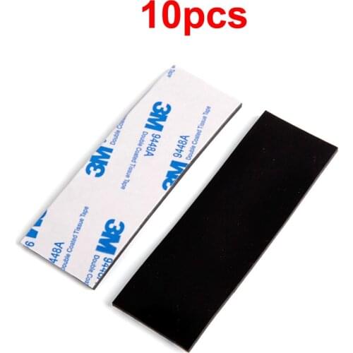 10pcs Lithium Battery Fixed Sticker 70x30mm Protection Anti-skid Silicone Pad w 3M Adhesive for RC FPV Drone Quadcopter DIY Part