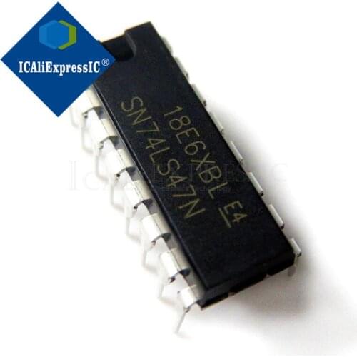 10PCS SN74LS47N SN74LS47 DIP16 DIP 74LS47N 74LS47 new original In Stock