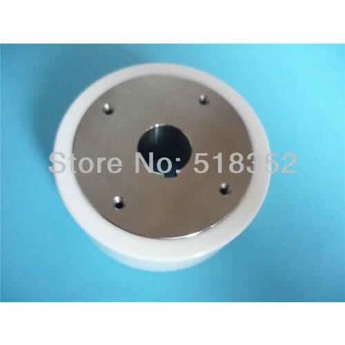 118534C OD70x T26.5*17mm Sodick White Ceramic Host Feed Roller with Key Hole, for DWC-AQ327.537 WEDM-LS Wire Cutting Wear Parts