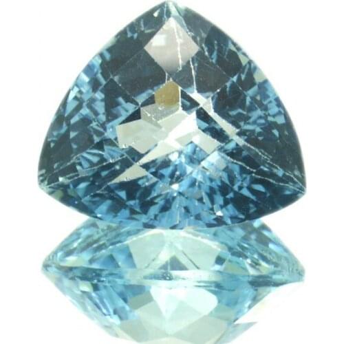 19,43 ct. Blue Topaz Trilliant Cut