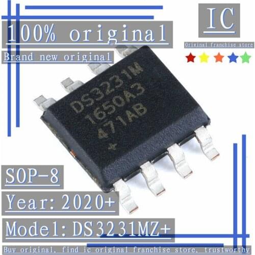 2020+100% Brand new original 1PCS-5PCS DS3231MZ+ DS3231MZ SOP-8 Real time clock chip