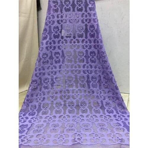 African net lace fabric with embroidery beeadsFrench tulle lace fabric JRB-121521 with beads