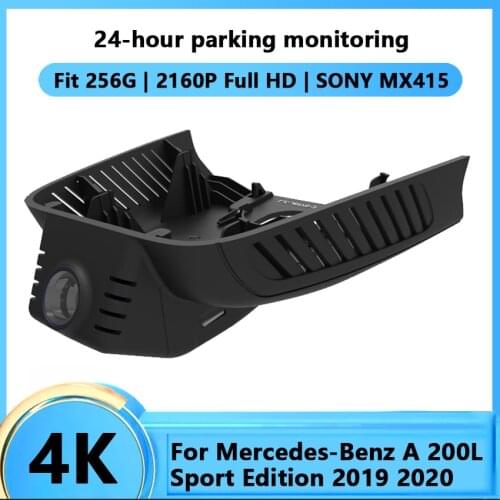 Car Wifi Driving Video Recorder Car Front Dash Camera Cam For Mercedes-Benz A 200L Sport Edition 2019 2020 APP Control Function