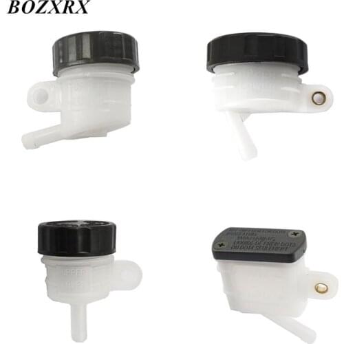 BOZXRX New Motorcycle Rear Brake Master Cylinder Tank Oil Cup Fluid Bottle Reservoir