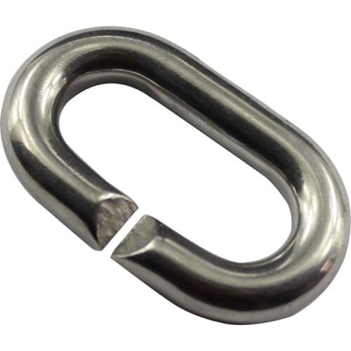 Heavy Duty 304 Stainless Steel C Shape Connect Quick Links for Chain Fastener Boats Yachts Marine Hardwares Riggings 12*20*50mm