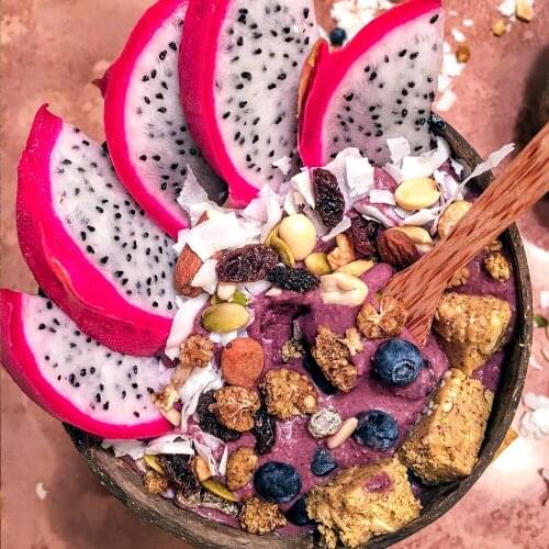 Natural coconut bowl set handmade coconut shell tableware wood spoon dessert fruit salad mixing bowl rice Ramen bowl soup bowls