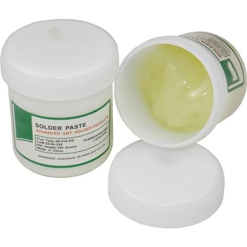RMA-218 Free BGA Solder Flux Paste Solder Welding Assist Tools 100g for SMT Reballing Milky White 1Pc