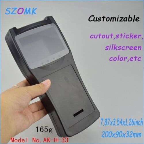 1 piece,plastic handheld enclosure 200*90*32mm7.87*3.54*1.26inch electronics 2014 new plastic junction box plastic enclosure