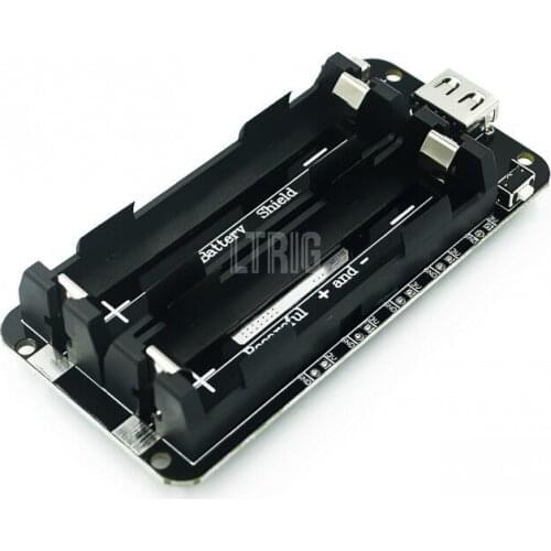 LTRIG Custom 1PCSESP8266 ESP32 Dual 18650 V8 5V 2.2A 3V 1A Mobile Power Bank Battery Charging Module Micro USB For Arduino