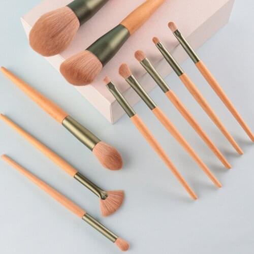 12PCS Makeup Brush Set With Soft Hair Eye Shadow Blush Highlight Eyebrow Powder Cosmetics Bag