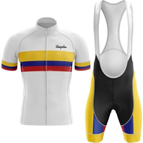 New Cycling Jersey 2021 Team Raphaful Men Cycling Set Racing Bicycle Clothing Suit Breathable Mountain Bike Clothes Sportwears