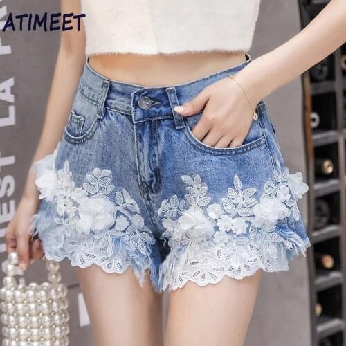 New Women Fashion Denim Shorts Summer Casual Style Jeans