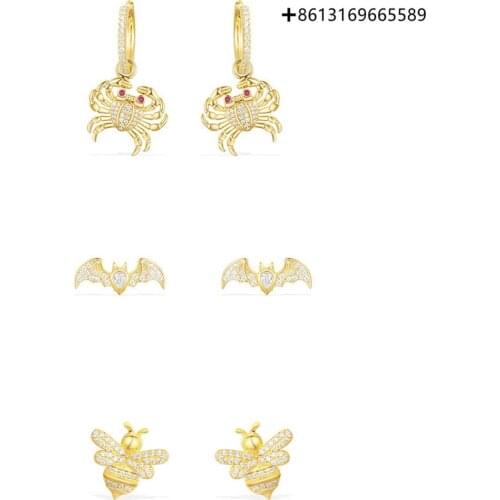 PBS High Quality 1:1925 Fine Silver Crab Ear Nails Plated Golden Logo Free Free Package Manufacturers Wholesale