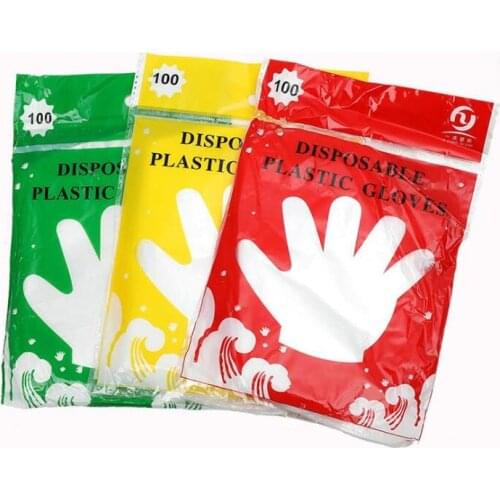 500PACK Disposable Food Plastic Gloves Portable Restaurant Kitchen BBQ Fruit Vegetable Processing Eco-friendly Food-Grade Gloves