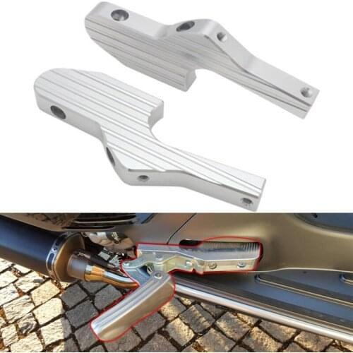 Scooter Foot Rests Passenger Foot Pegs Extensions Extended Footpegs for Vespa GT GTS GTV 60 125 150 200 250 300 300Ie