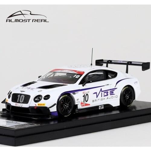 Almost Real 1 43 2016 Bentley Continental GT3 NO.10 Resin Simulation Model Car