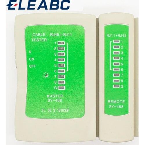 Professional RJ45 RJ11Cat5 Cat6 LAN Cable Tester Handheld Network Cable Tester Wire Telephone Line Detector Tracker Tool kit