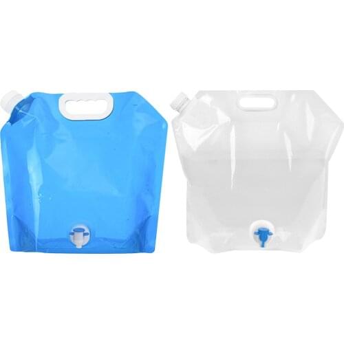 5L/10L Portable Outdoor Foldable Folding Collapsible Water Bags Camping Hiking Picnic BBQ Car Drinking Water Storage Container