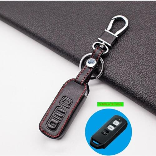 High Quality Leather Motor Remote Key Fob Case For Honda Vario Scoopy Monkey PCX 125 150 153 2018 2019 3 Buttons