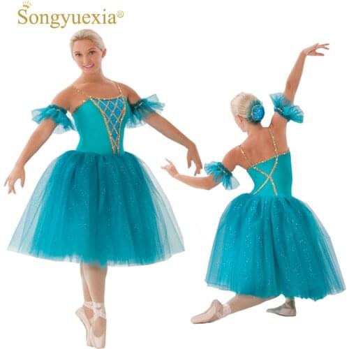 Songyuexia woman New ballet dress Professional adult ballet dance yarn skirt tutu fluffy skirt Swan Lake adult ballet costume