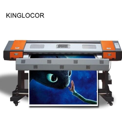 1.8M Multicolor Indoor Digital Inkjet Printing Machine 4720 Flex Dye Sublimation Printer