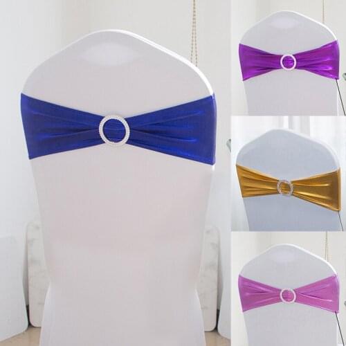 10pcs Chair Sashes Wedding Chair Bowknot Cover Decoration Chairs Bow Tie Band Belt Ties For Party Banquet Home Decor