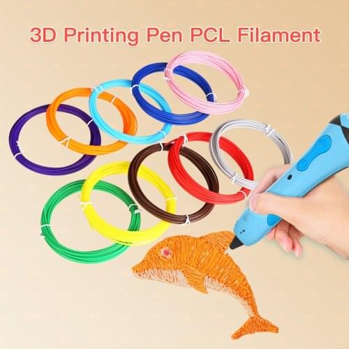 10 PCS/Set Original CREALITY 3D 3D Printing Pen PCL Filament 1.75mm Low Temperature Filament For CREALITY Printing Pen