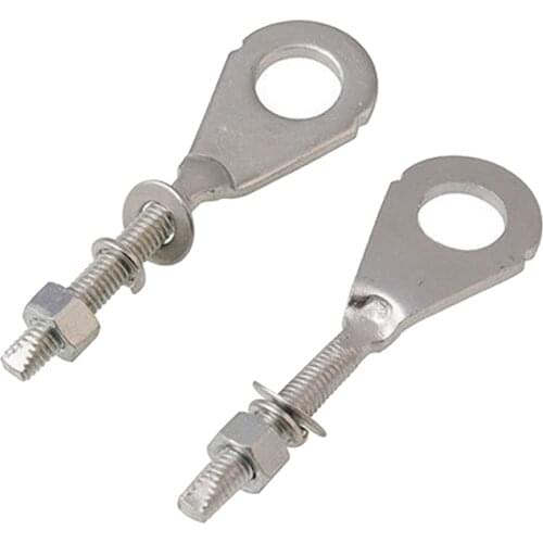 2 Sets Rear Chain Adjuster Tensioner Set Chain Axle Adjuster For Honda CRF70F CRF80F XR70R XR80 XR100 CT70 XL75 95014-10010