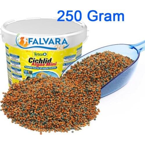 250 Gram Tetra Cichlid Algae Mini Granules Kovadan Partition Fish Feed, Cichlid Feed, Feed, Floating Bait