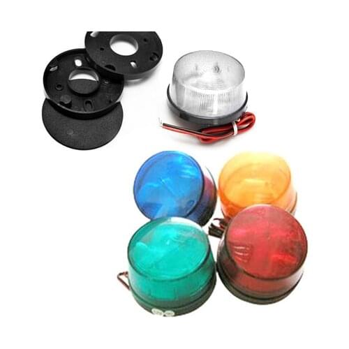 5 Color 12V Security Alarm Strobe Signal Warning Light Siren LED Lamp Flashing Light