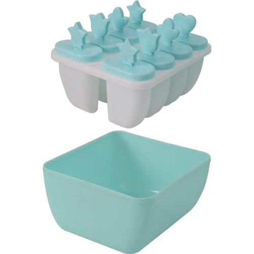 8 Grid Ice Pop Mold Frozen Ice Cream Maker Mold Lolly Juice Yogurt Pop Mould Popsicle Icebox DIY Homemade Ice Lolly 2