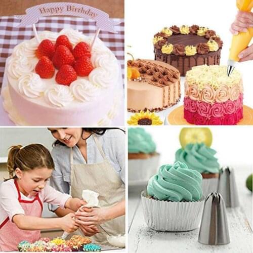 82pcs/set Cake Decorating Kit Supplies Set Tools Piping Tips Pastry Icing Bags Nozzles Diy Cake Tools Bakeware