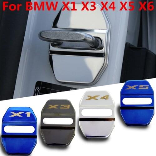 Car Door Lock cover Anti Rust protector Buckle Cover For BMW X1 X3 X4 X5 X6 G01 F15 F16 F49 F86 F85 G05 G08 F48 car accessories