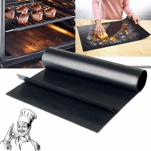 Ptfe Non-stick BBQ Grill Pad Barbecue Baking Pad Reusable Cooking Plate 40 * 33cm For Party Grill Mat Tools New