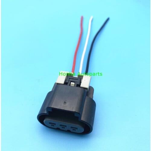 Free shipping 5/10/20/50/100pcs 3 pin delphi auto plastic housing cable plug wiring harness female connector 15326614