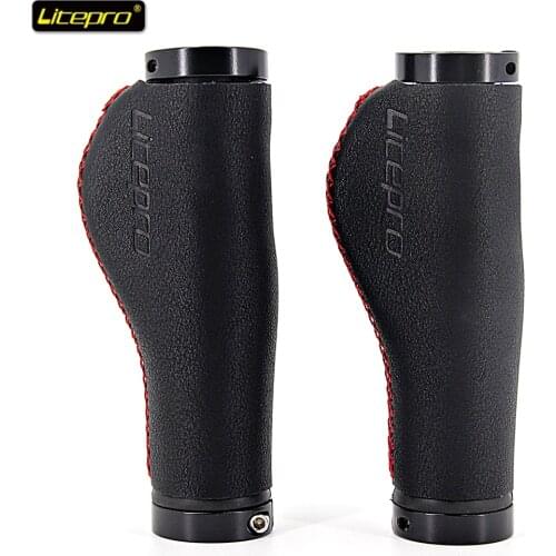 BMX Folding Bike Handlebar Cover MTB Road Bicycle Grips Comfortable PU Leather Handle Cover Cycling Parts