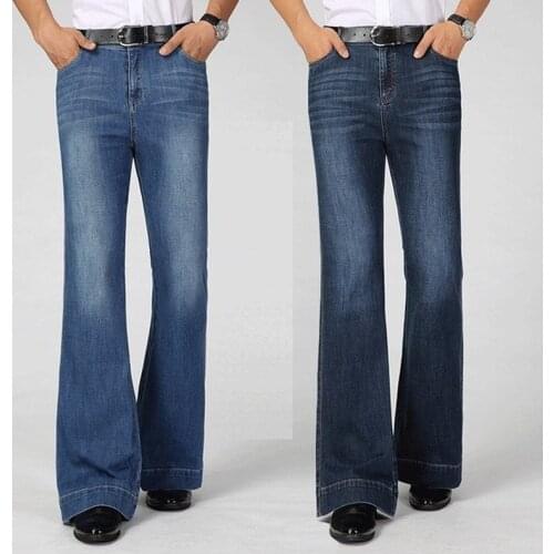Koodred Men's Flared Jeans