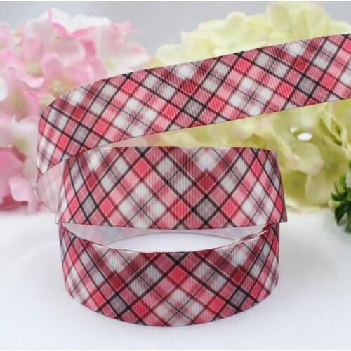 16607-81 , 25MM geometry Printed grosgrain ribbon,garment accessories hair accessories material, DIY Handmade decoration