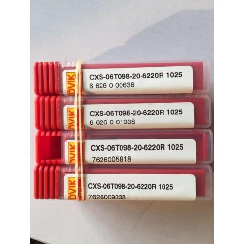 ORIGINAL 10PCS CARBIDE INSERT CXS-06T098-20-6220R 1025