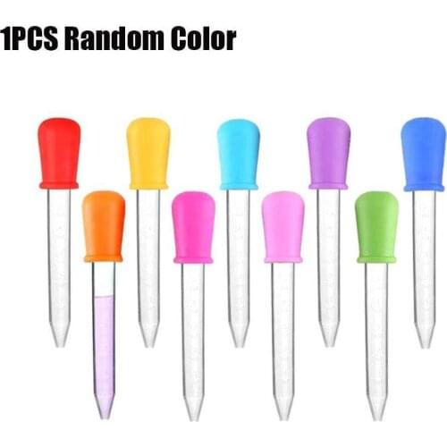 1 Pcs 5ml Baby Dropper Medicine Feeder Child Medicine Device Silicone Pipette Liquid Food Dropper Infant Utensils