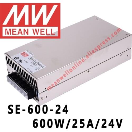SE-600-24 Mean Well 600W/25A/24V DC Single Output Power Supply meanwell online store