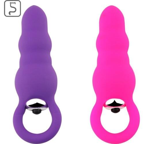 Silicone Vibration Anal Plug Womens Vibration Massage Stick Fun Jumping Eggs Mini AV Adult Products Wholesale