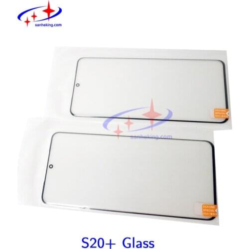 For Samsung Galaxy S20 Ultra Screen Replacement S20 plus Display Outer Touch Panel EdgeGlass With OCA S9 Front Cover Lens Repair
