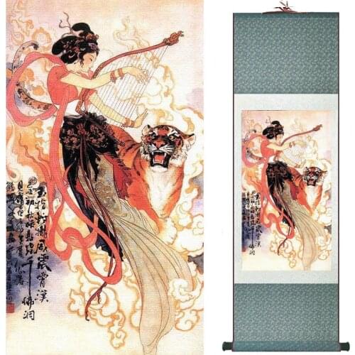 Traditional Chinese art painting Silk scroll painting Chinese wash painting Chinese wash painting 20190730003