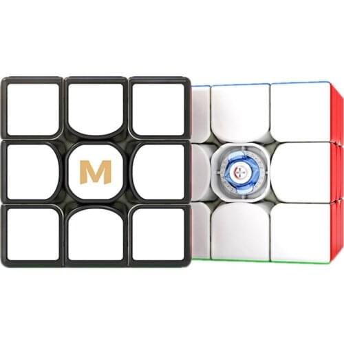 Yongjun MGC3 Elite 3x3x3 Magnetic Version Magic Cube Professional Speed Competition Toy Game Unisex Smooth Puzzle Exercise Brain