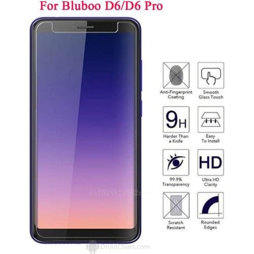 Tempered Glass For Bluboo D6 Pro Glass on Phone Film Protective Screen Protector For Bluboo D6 Glass