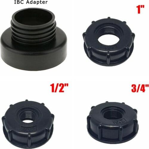 1/2" 3/4" 1" Thread IBC Tank Adapter Tap Water Connector New Type Choice Easy To Install Remove BU1593-BU1595 BU1627