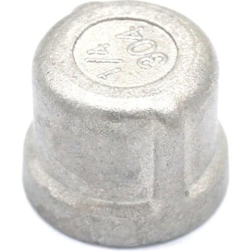 1/4" BSP Female Thread 304 Stainless Stee Pipe Fitting Countersunk Plug Round head socket Operating pressure 2.5 Mpa