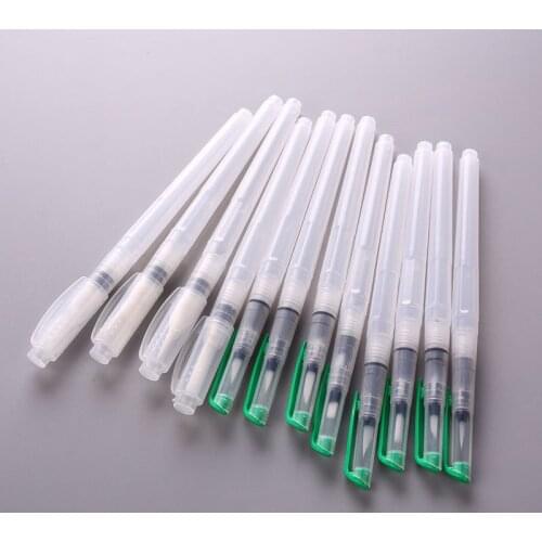 6 Pcs Painting Pen Office Stationery Drawing Painting Water Brush Refillable Water Brushes Nylon Hair Ink Pens Art Supplies