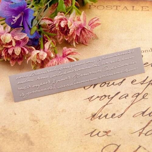 English Plastic Embossing Folder Stencil Template DIY Scrapbook Album Card Craft E56C